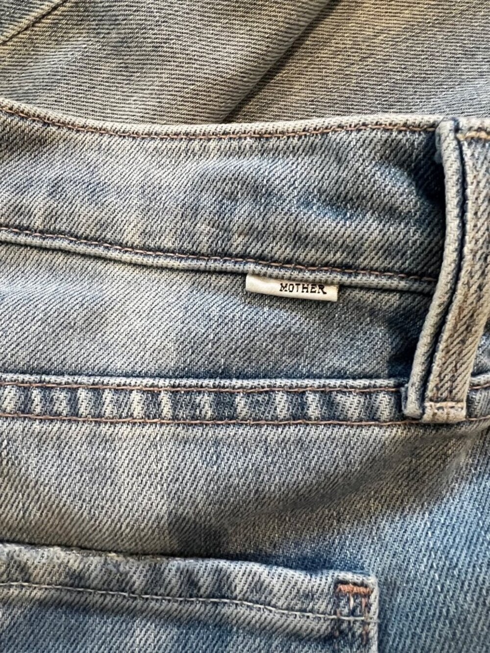 Mother The Bookie Sneak high rise boot cut jeans Cool As A Cat women size 27 - Picture 10 of 10